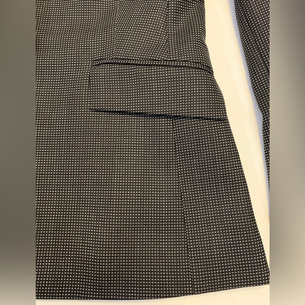 Hugo Boss Black Micro-Dot Blazer | Tailored One-Button Jacket | 98% Wool - Picture 6 of 11